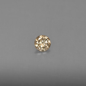 0,16 ctw natürlicher gelber Diamant, Rundschliff, VS