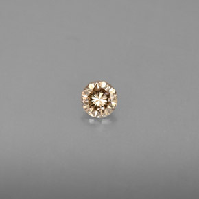 0,16 ctw natürlicher gelber Diamant, Rundschliff, VS
