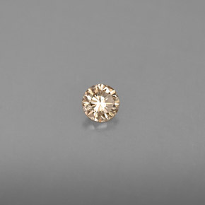 0,16 ctw natürlicher gelber Diamant, Rundschliff, VS