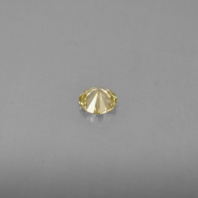 0,14 ctw natürlicher gelber Diamant, Rundschliff, VS
