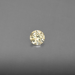 0,15 ctw natürlicher gelber Diamant, Rundschliff, VS