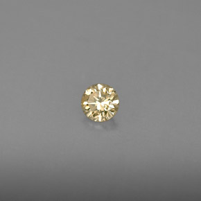 0,16 ctw natürlicher gelber Diamant, Rundschliff, VS