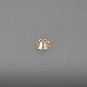0,16 ctw natürlicher gelber Diamant, Rundschliff, VS
