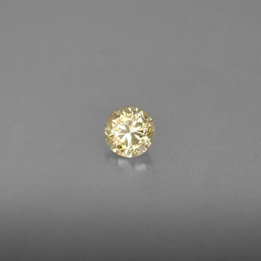 0,18 ctw natürlicher gelber Diamant, Rundschliff, VS