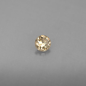 0,16 ctw natürlicher gelber Diamant, Rundschliff, VS