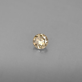 0,16 ctw natürlicher gelber Diamant, Rundschliff, VS