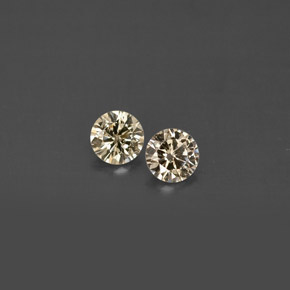  ct natürliche gelber Diamant-Edelsteine, Rundschliff, VS