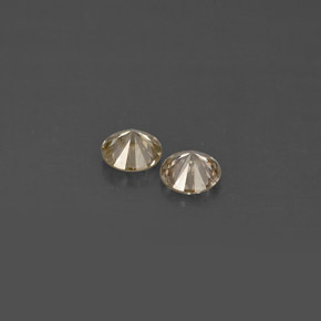  ct natürliche gelber Diamant-Edelsteine, Rundschliff, VS