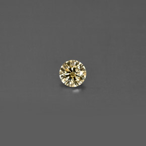 0,14 ctw natürlicher gelber Diamant, Rundschliff, VS