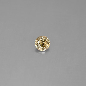 0,18 ctw natürlicher gelber Diamant, Rundschliff, VS