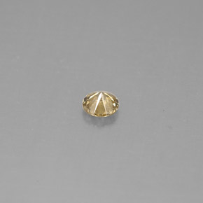 0,18 ctw natürlicher gelber Diamant, Rundschliff, VS