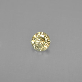 0,22 ctw natürlicher gelber Diamant, Rundschliff, VS
