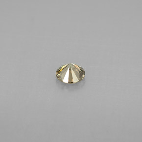 0,20 ctw natürlicher gelber Diamant, Rundschliff, VS