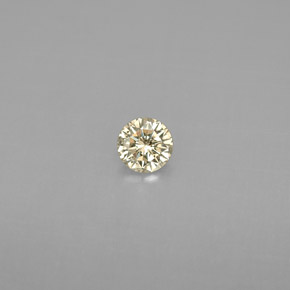 0,17 ctw natürlicher gelber Diamant, Rundschliff, VS