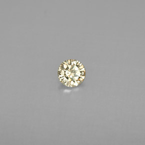 0,17 ctw natürlicher gelber Diamant, Rundschliff, VS