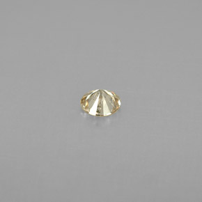 0,17 ctw natürlicher gelber Diamant, Rundschliff, VS