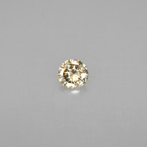0,18 ctw natürlicher gelber Diamant, Rundschliff, VS