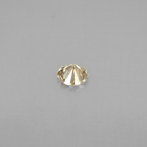 0,18 ctw natürlicher gelber Diamant, Rundschliff, VS