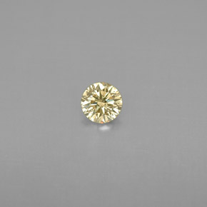 0,20 ctw natürlicher gelber Diamant, Rundschliff, VS