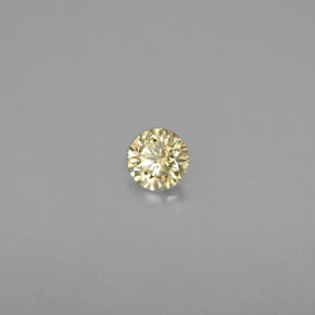 0,20 ctw natürlicher gelber Diamant, Rundschliff, VS