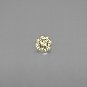 0,17 ctw natürlicher gelber Diamant, Rundschliff, VS