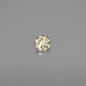 0,17 ctw natürlicher gelber Diamant, Rundschliff, VS