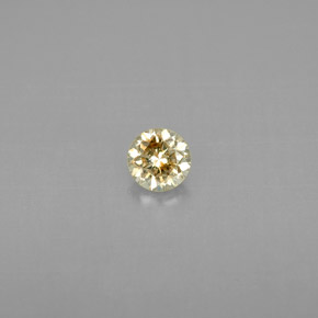 0,22 ctw natürlicher gelber Diamant, Rundschliff, VS