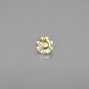 0,22 ctw natürlicher gelber Diamant, Rundschliff, VS