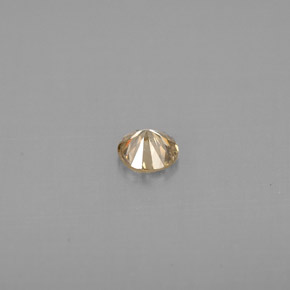 0,20 ctw natürlicher gelber Diamant, Rundschliff, VS