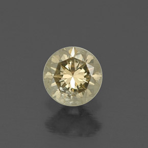 0,23 ctw natürlicher gelber Diamant, Rundschliff, VS-SI