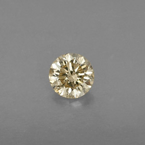 9,17 ctw natürlicher champagnerfarbend Diamant, Rund Schliff, VS
