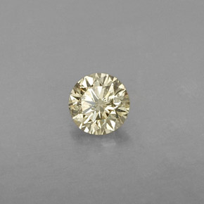 0,21 ctw natürlicher gelber Diamant, Rundschliff, VS