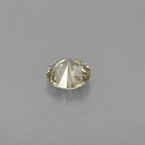 0,21 ctw natürlicher gelber Diamant, Rundschliff, VS