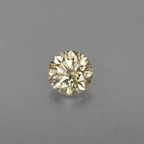 0,24 ctw natürlicher gelber Diamant, Rundschliff, VS