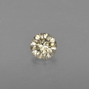 0,21 ctw natürlicher gelber Diamant, Rundschliff, VVS-VS