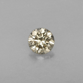 0,25 ctw natürlicher gelber Diamant, Rundschliff, VS