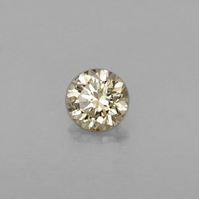 0,25 ctw natürlicher gelber Diamant, Rundschliff, VS