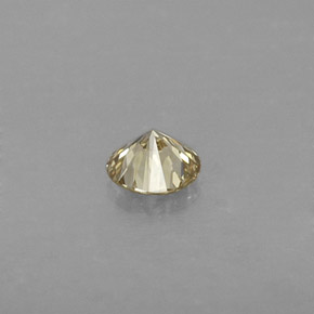 0,22 ctw natürlicher gelber Diamant, Rundschliff, VVS