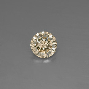 0,17 ctw natürlicher gelber Diamant, Rundschliff, VS