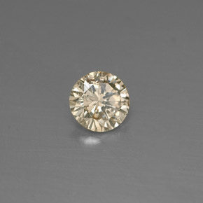 0,17 ctw natürlicher gelber Diamant, Rundschliff, VS