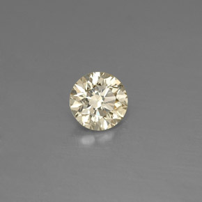 0,16 ctw natürlicher gelber Diamant, Rundschliff, VS