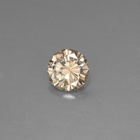 0,18 ctw natürlicher gelber Diamant, Rundschliff, VS