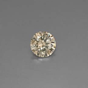 0,16 ctw natürlicher gelber Diamant, Rundschliff, VS