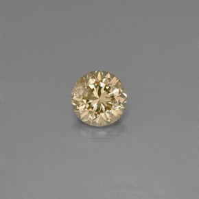 0,15 ctw natürlicher gelber Diamant, Rundschliff, VS