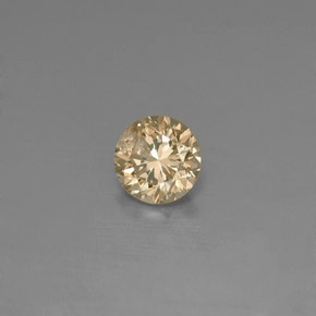 0,15 ctw natürlicher gelber Diamant, Rundschliff, VS