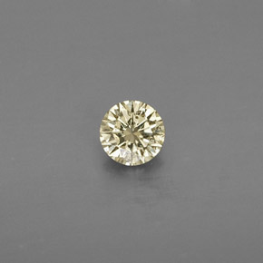 0,13 ctw natürlicher gelber Diamant, Rundschliff, VS
