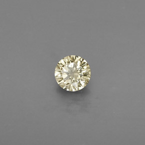 0,13 ctw natürlicher gelber Diamant, Rundschliff, VS