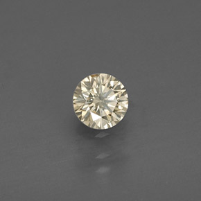 9,17 ctw natürlicher champagnerfarbend Diamant, Rund Schliff, VS