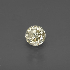 0,20 ctw natürlicher gelber Diamant, Rundschliff, VS