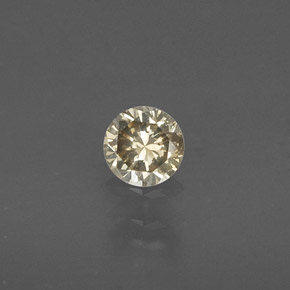 0,17 ctw natürlicher gelber Diamant, Rundschliff, VS